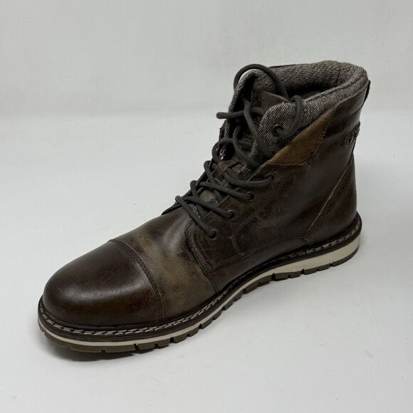 Outpost Makers Ramsey Chukka Boots Mens 10.5 Brown Leather Tweed Cap Toe main image 10